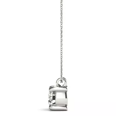 Rolled Bail Diamond Solitaire Necklace (3/4 ct. tw.)